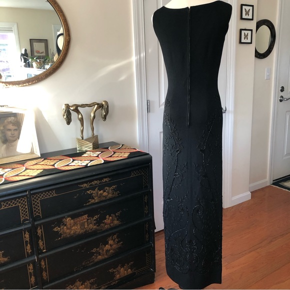1960’s BANFF Beaded Wool Maxi Dress - Picture 5 of 10